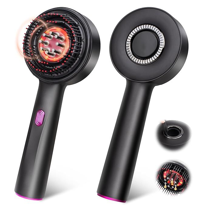 Cepillo masajeador capilar eléctrico