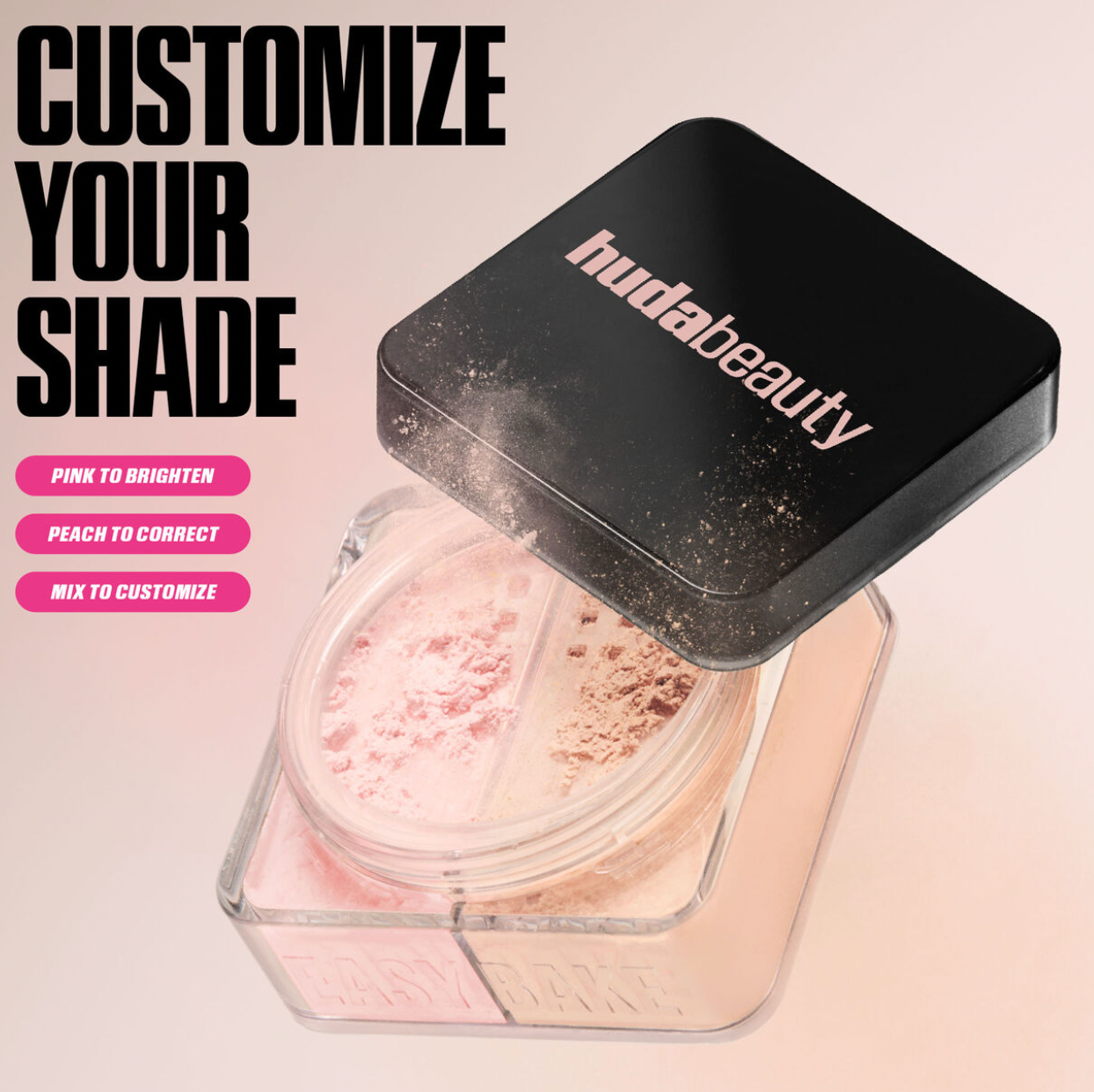 HUDA BEAUTY – Polvo Suelto Dúo Easy Bake