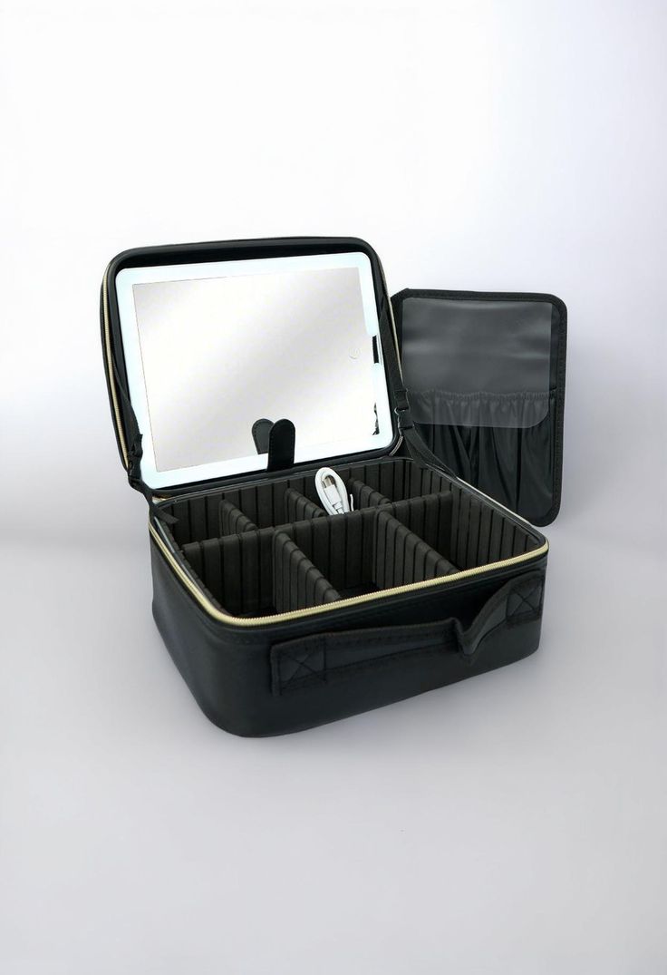 Cosmetiquera con espejo Luz Led